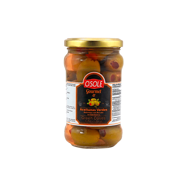 ACEITUNAS VERDES RELLENAS ROCOTO 300g