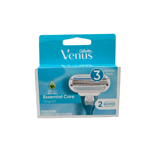 AFEITADORA GILLETTE VENUS CARTUCHO 2und