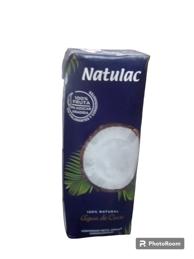 AGUA DE COCO 250cm³ NATULAC