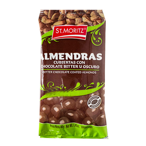 ALMENDRAS CHOCOLATE OSCURO 40g