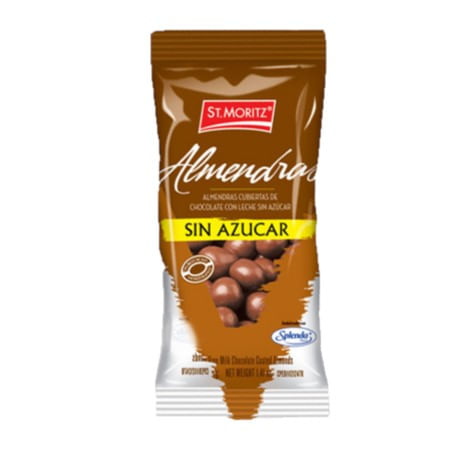 ALMENDRAS CHOCOLATE S/AZUCAR 40g