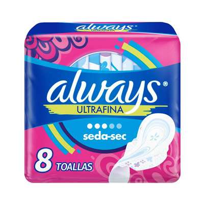 ALWAYS TOALLAS ULTRAFINA 8und