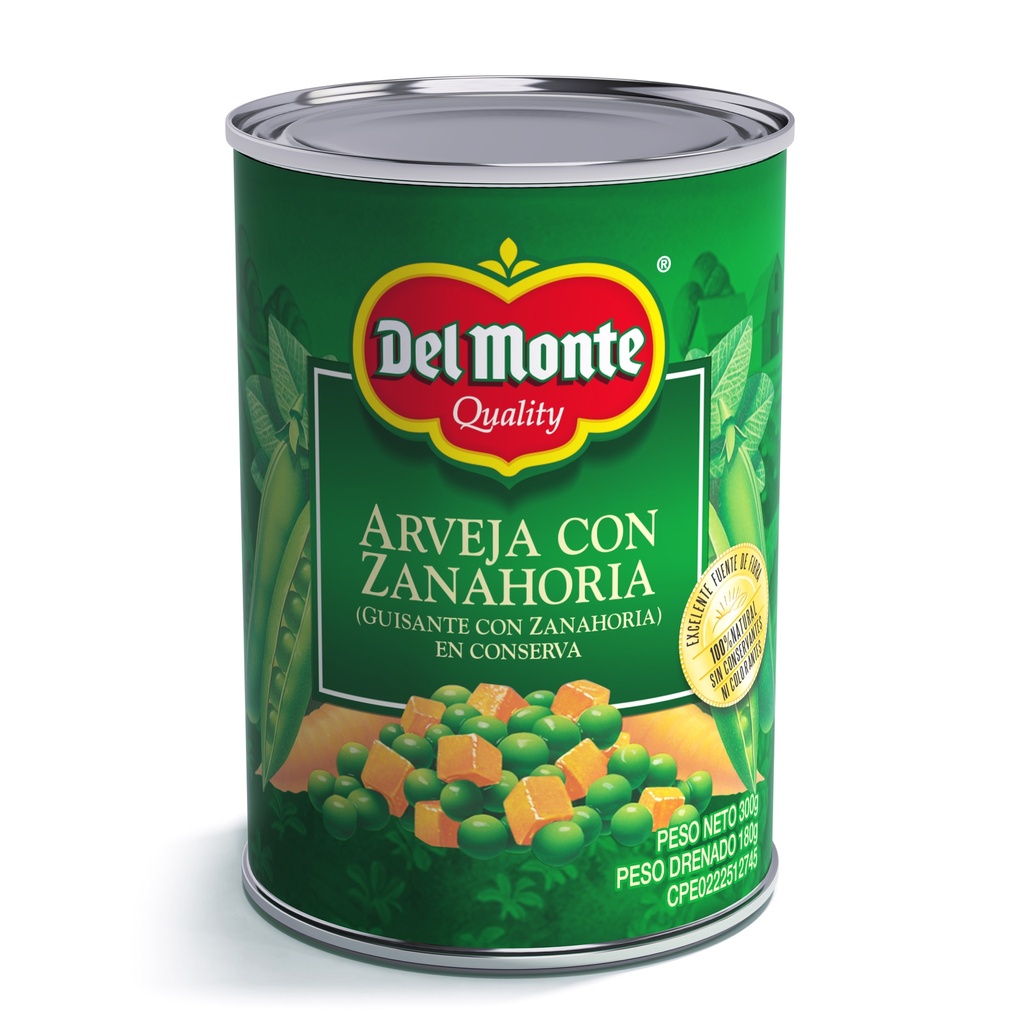 ARVEJA CON ZANAHORIA 300g DEL MONTE