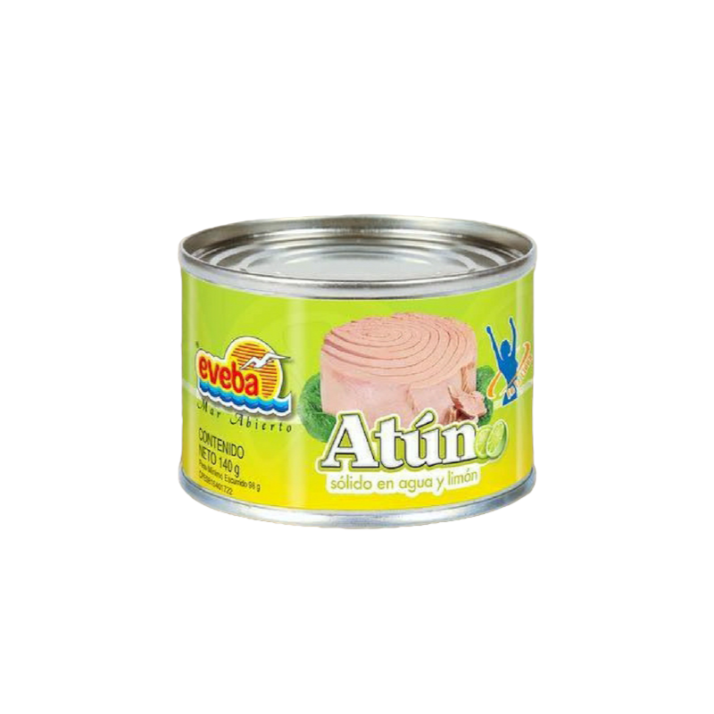 ATUN EVEBA AGUA Y LIMON 140g