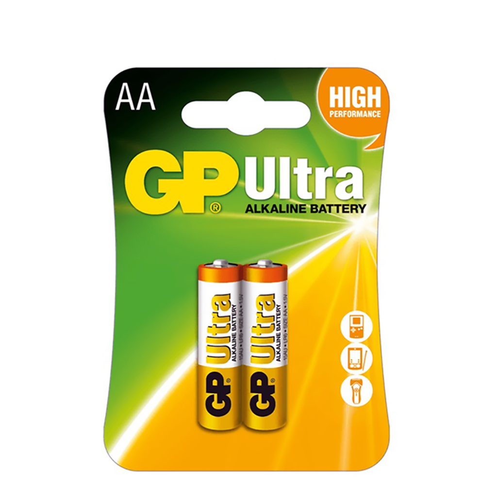 BATERIA ALKALINA GP ULTRA AA2