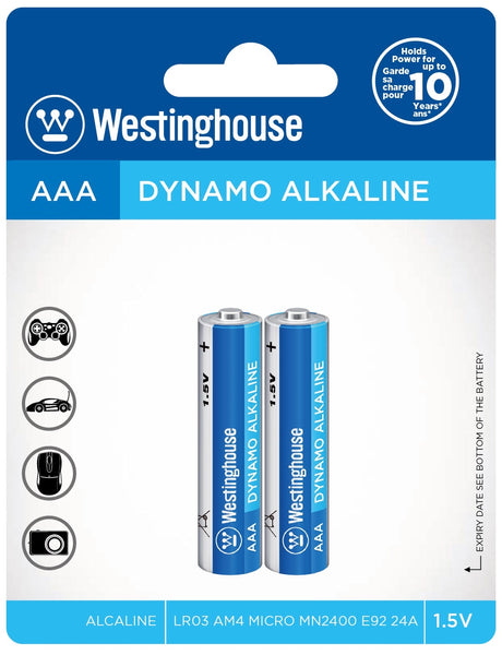 BATERIA ALKALINA WESTINGHOUSE AAAx2