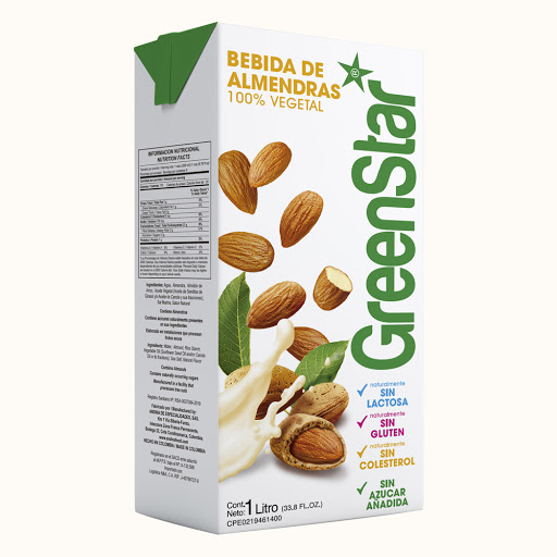 BEBIDA DE ALMENDRAS 1L GREENSTAR