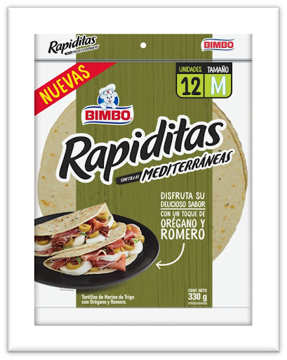 [00279] BIMBO TORTILLAS MEDITERRANEAS 330g