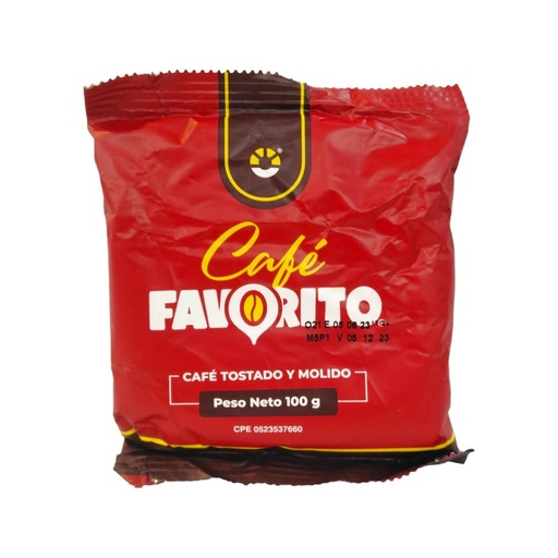 [00372] CAFE FAVORITO 100g MOLIDO