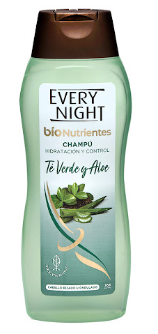 [00498] CHAMPU EVERY NIGHT TE VERDE Y ALOE 365ml