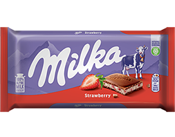 [02943] CHOCOLATE MILKA STRAWBERRY 100g