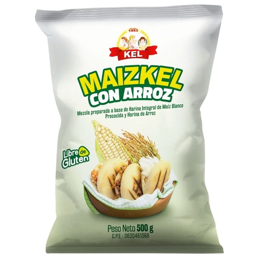 [01215] HARINA MAIZKEL MAIZ ARROZ 1KG