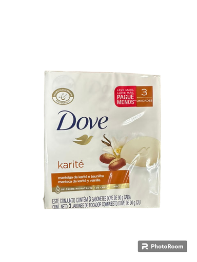 [03055] JABON DOVE KARITE 3x90g