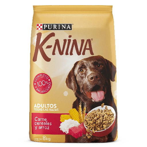 [01356] K-NINA CARNE, CEREALES Y ARROZ  8kg