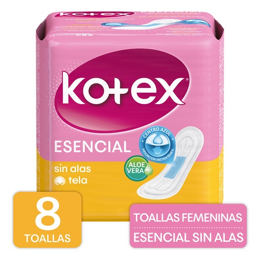 [01373] KOTEX ESENCIAL S/ALAS 10und