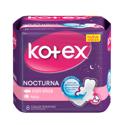 [01381] KOTEX TOALLAS NOCTURNA 8und