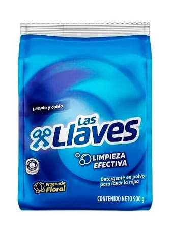 [01407] LAS LLAVES DETERGENTE FLORAL 900g