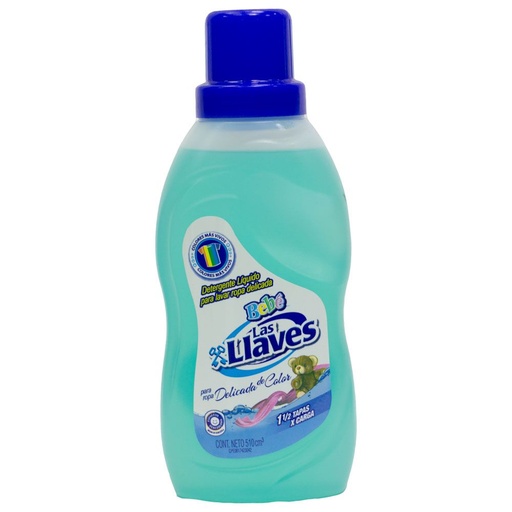 [01411] LAS LLAVES DETERGENTE LIQUIDO BEBE 525ml