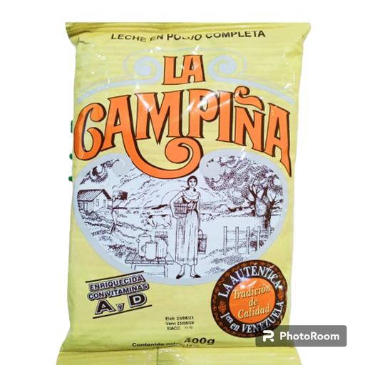 [01474] LECHE EN POLVO COMPLETA LA CAMPIÑA 400g