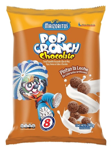 [01561] MAIZORITOS POP CRONCH CHOCOLATE 240g