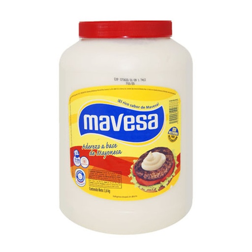 [01626] MAVESA MAYONESA 3.6Kg