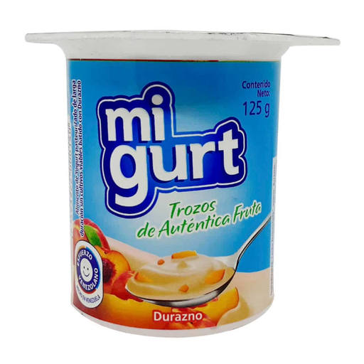 [01720] MIGURT YOGURT TROZOS DURAZNO 125g