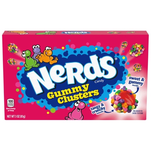 [01866] NERDS GUMMY CLUSTERS 85G