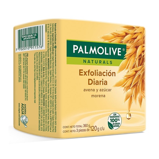 [01998] PALMOLIVE JABON 3x110g EXFOLIACION DIARI