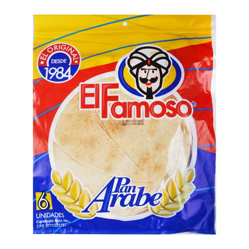 [02011] PAN ARABE EL FAMOSO 380g