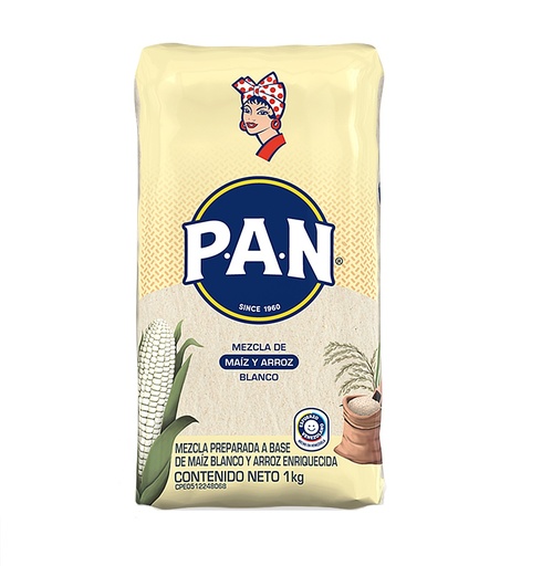 [02015] PAN MEZCLA MAIZ BLANCO Y ARROZ 1KG