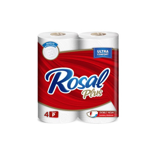 [02031] PAPEL HIGIENICO ROSAL PLUS 4R 180H