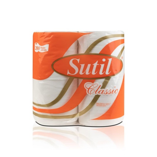 [02043] PAPEL HIGIENICO SUTIL 4R 200H