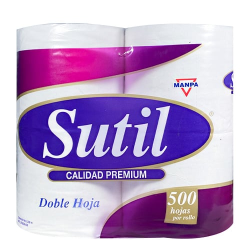 [02046] PAPEL HIGIENICO SUTIL 4R 500H