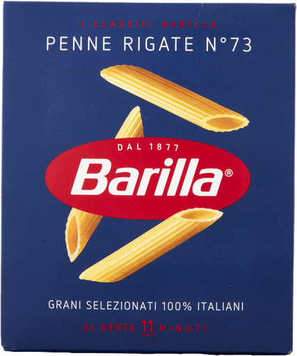 [02061] PASTA BARILLA PENNE RIGATE #73 500g