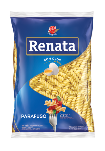 [02342] RENATA PASTA AL HUEVO PARAFUSO 500g