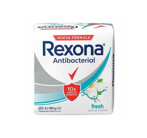 [02358] REXONA JABON FRESH 3x125G