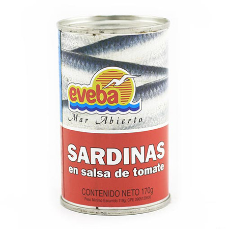 [02500] SARDINAS EVEBA SALSA DE TOMATE 170g