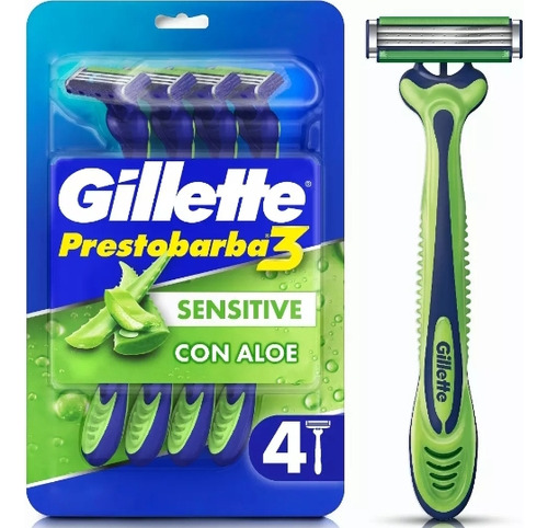 [00066] AFEITADORA GILLETTE PREST 3 SENS 4und