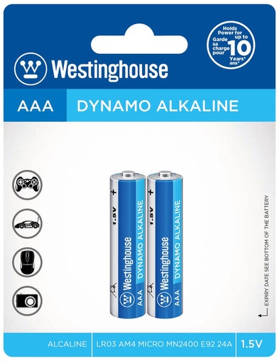 [00223] BATERIA ALKALINA WESTINGHOUSE AAAx2